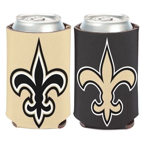 NEW ORLEANS SAINTS NFL CAN COOLER 2 SIDED DESIGN NEW BY WINCRAFT FREE SHIP Cover