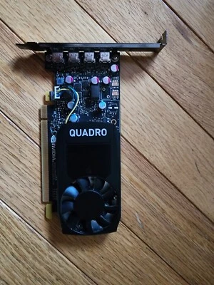 Nvidia Quadro P620 2GB GDDR5 4x mini DisplayPort PCIe Video Graphics Card - Image 1 of 3