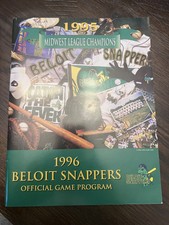 1996 Beloit Snappers Minor League Baseball Program Midwest League 