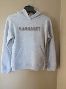 NWT BOY'S YOUTH SIZE 4 CARHARTT GRAPHIC PULLOVER HOODIE - Picture 1 of 2