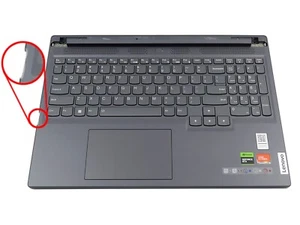 LENOVO SLIM PRO 7 14ARP8 TASTIERA POGGIAPOLSI TOUCHPAD ASSEMBLAGGIO 5CB1L56010 *DANNI* - Foto 1 di 2