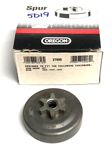 OREGON PART# 27999, 6 TOOTH CLUTCH DRUM WITH NEEDLE BEARING FOR JOHN DEERE/ECHO - Picture 1 of 5