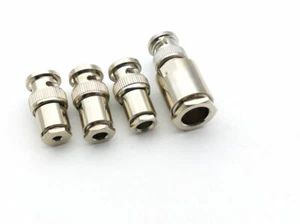 10pcs BRASS BNC Clamp Plug adap[ter for RG 316 RG58 RG8x RG8 coaxial cable - Zdjęcie 1 z 9