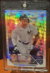 🔥Aaron Judge⭐️Logofractor💥Holofoil Refractor⚡️Topps Chrome🔥NY YANKS🚀 - Bild 1 von 6