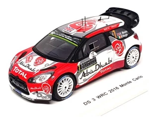 Spark 1/43 Scale S4968 - Citroen DS3 #7 WRC Monte Carlo 2016 - Picture 1 of 5