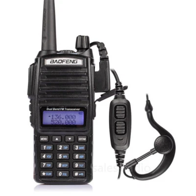 Baofeng UV-82 5W 136-174MHz 400-520MHz Dual Band Two-Way Radios Walkie Talkie - Image 1 of 4