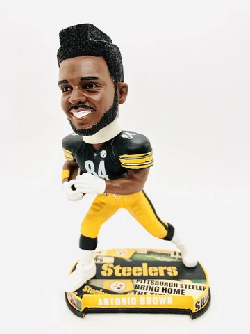 Antonio Brown Steelers Headlines FoCo Bobble PITTSBURGH 2017 FoCo NFL BOBBLE NIB Cover