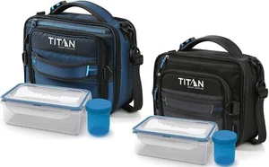 Arctic Zone Titan Expandable Lunch Pack and Container Set with Ice Walls, 2 Pack - Picture 1 of 7