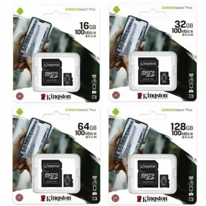 Micro SD Kingston Canvas Select 8 GB 16 GB 32 64 128 Classe 10 Microsd memoria - Photo 1/7