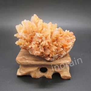 Racimo de cristal natural de calcita roja 天然原礦紅方解花 红方解石 RC003 - Imagen 1 de 12