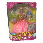 Vintage 1998 Mattel Birthday Party Barbie Doll Blow Up Balloons Birthday Cake