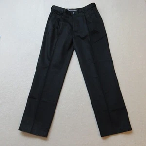 Haggar Chino Trousers Mens W34 L32 Black Work To Weekend Straight Leg NWOT - Picture 1 of 7