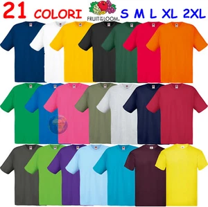 T-SHIRT Uomo FRUIT OF THE LOOM Maglietta A MANICA CORTA Maglia COTONE Original - Imagen 1 de 30