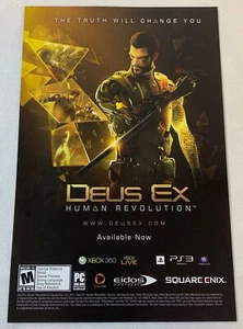 2011 video game ad page ~ DEUS EX ~ Human Revolution ~ Truth Will Change You - Picture 1 of 1