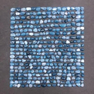 Natürlicher blauer Aventurin Kristall Chips Kies Trommelstein Heilung Decora 392 Stück - Bild 1 von 9