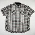 5.11 Tactical Shirt Mens Xl Gray Plaid Concealed Carry Prepper Utility Outdoors