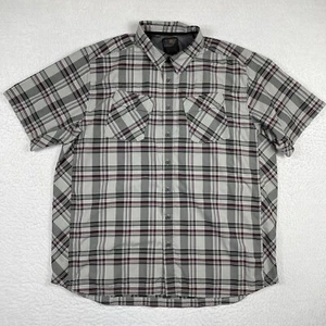 5.11 Tactical Shirt Mens XL Gray Plaid Travel Utility Outdoors Vacation Workwear - Picture 1 of 11