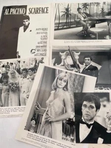 Original 1983 Al Pacino Scarface Press Release and Photos - Picture 1 of 9