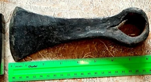 Vintage Axe Tool antique MEDIEVAL Ancient Artifact METAL DETECTING FIN 800 g - Picture 1 of 8