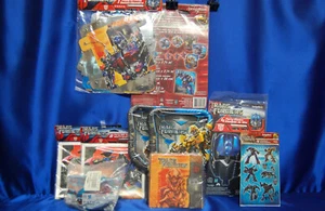 Bumble Bee Optimus Prime Transformers Party # 12 Banner Plates Napkins Masks - Picture 1 of 6