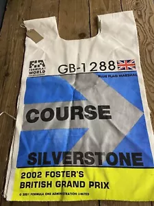 Formel 1 Racing Marshal Tabard Vest Bib Silverstone 2002 Grand Prix - Bild 1 von 5