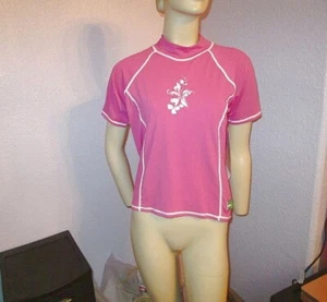 NWT Sun Protection Zone Rashguard Size 2X Swimsuit Top UPF Stretch Short SleeveS - Picture 1 of 9