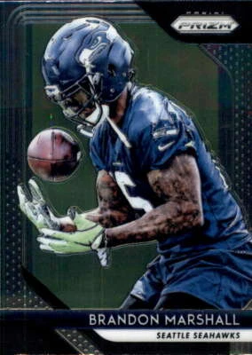 2018 Panini Prizm #23 Brandon Marshall NM-MT Seahawks J2M - Image 1 of 2