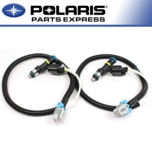 POLARIS FUEL INJECTOR W HARNESS SET 800 RANGER RZR 1204318 1204319 NEW OEM - Picture 1 of 1
