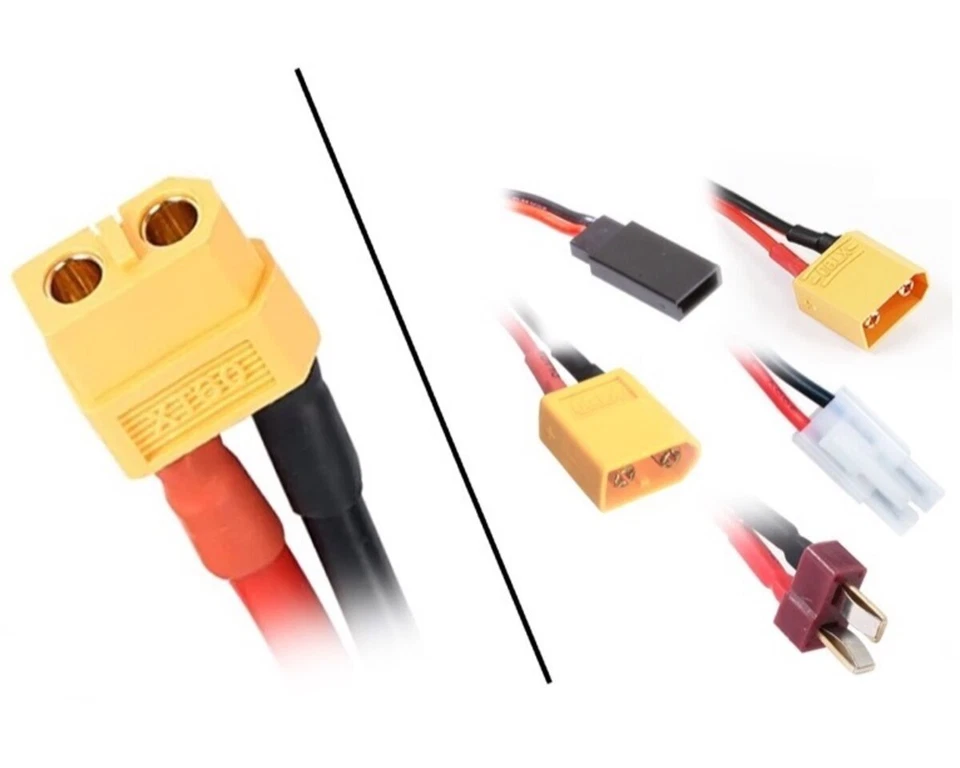 Absima Multi-Ladekabel XT60 passend für XT60 XT90 T-plug Tamiya FUT/JR  ... - Bild 1 von 1