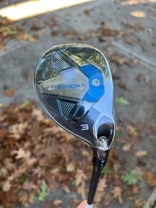 Callaway Ai Smoke HL 3 Hybrid 18° Cypher Seventy Stiff Flex 40.5″ +HC NEW - Picture 1 of 9
