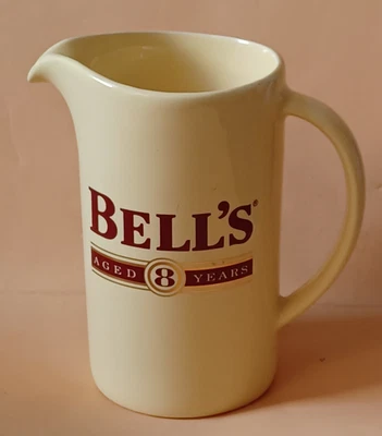 Tall Vintage Bell's  Whisky aged 8 years Advertising pub Water Jug by Wade - Image 1 of 4