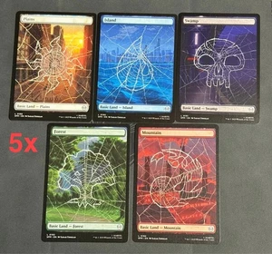 MTG Marvel's Spider-Man NON-Foil Land Bundle - 25x Fullart 50x Basic - Bild 1 von 4