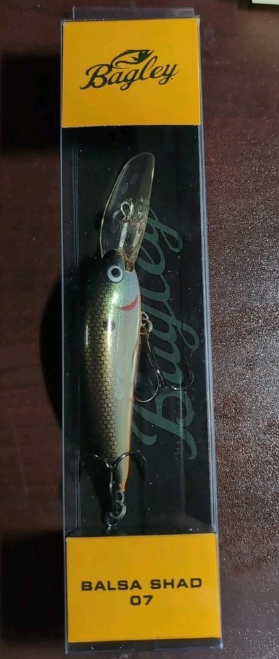 Señuelo de pesca Bagley Balsa Shad 07 plateado Foto 1 de 4