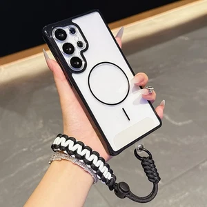 Funda acrílica Sam, para Samsung - bicolor, imán, pulsera, lámina de cámara - Imagen 1 de 17