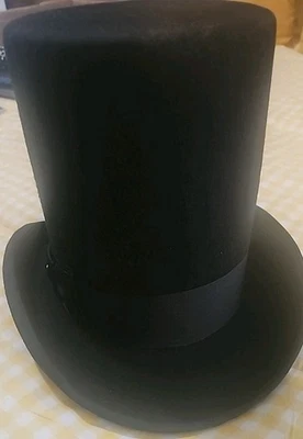 Chapéu Jaxon Hats Stovepipe lã feltro tamanho pequeno - Imagem 1 de 4