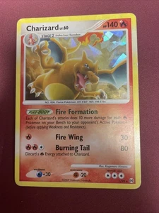 Charizard 1/99 Arceus 2009 CRACKED ICE Holo Rare Pokémon Card MP Free Shipping - Picture 1 of 2