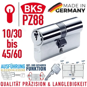 Schließanlage konfigurieren nach Wunsch Gleichschließend BKS Tür Zylinder Schloß - Picture 1 of 42