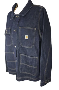 Carhartt Womens Relaxed Fit Chore Coat Size Large Pockets Cozy Cotton Jacket - Picture 1 of 13