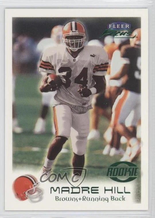 1999 Fleer Focus Rookie Stealth /300 Madre Hill #146 Rookie RC - Image 1 of 2