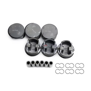 6x Piston +0.5mm Fit for BMW M54 B30(306S3)E46 E39 E60 E65 E66 E67 E83 E53 E85 - Picture 1 of 6
