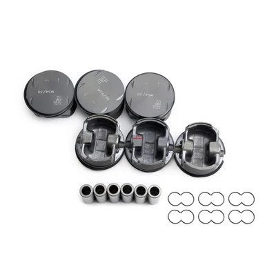 6x Pistón +0,5 mm apto para BMW M54 B30 (306S3) E46 E39 E60 E65 E66 E67 E83 E53 E85 Foto 1 de 4