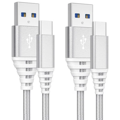 Cable cargador USB C 10 PIES + 6 PIES, cable de carga rápida largo para teléfono Samsung S20...  Foto 1 de 4