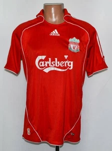 LIVERPOOL 2006/2008 HOME FOOTBALL SHIRT JERSEY ADIDAS SIZE M - Picture 1 of 9
