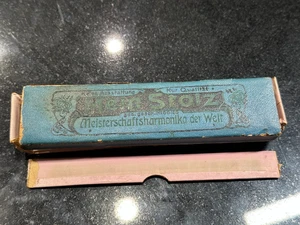 Antigua Hermónica Mein Stolz con Caja Alemania Original - Imagen 1 de 8