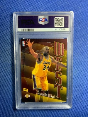 Shaquille Shaq O’Neal & Alonzo Mourning 1998 Topps East West Ew-2 PSA 9 Foto 1 de 2