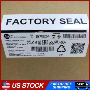 2711P-T7C21D8S SER D Allen-Bradley HMI Panelview Plus 7 Terminal New Sealed - Picture 1 of 3