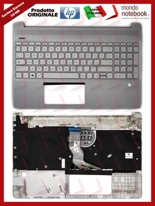 DS Italienische Tastatur Top Computergehäuse Original HP 15-DY 15-EF 15S-EQ - Afbeelding 1 van 1
