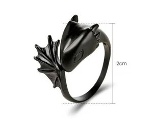 MIP- Punk,Goth,Emo Dragon design adjustable ring - Picture 1 of 5