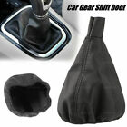 1x Black PU Leather Gear Shift Cover Auto Stick Shifter Knob Boot Car Accessory
