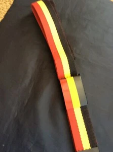 NEW...Jamaica Rasta Colour Convas Belt....Metal Buckle - Picture 1 of 2